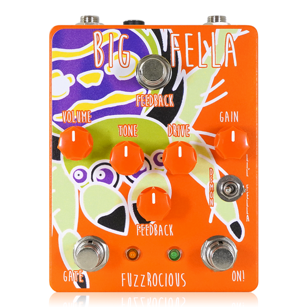 Fuzzrocious Li'l Fella オーバードライブ　RAT OCD Fuzzrocious Pedals - BIG FELLA – LEP INTERNATIONAL