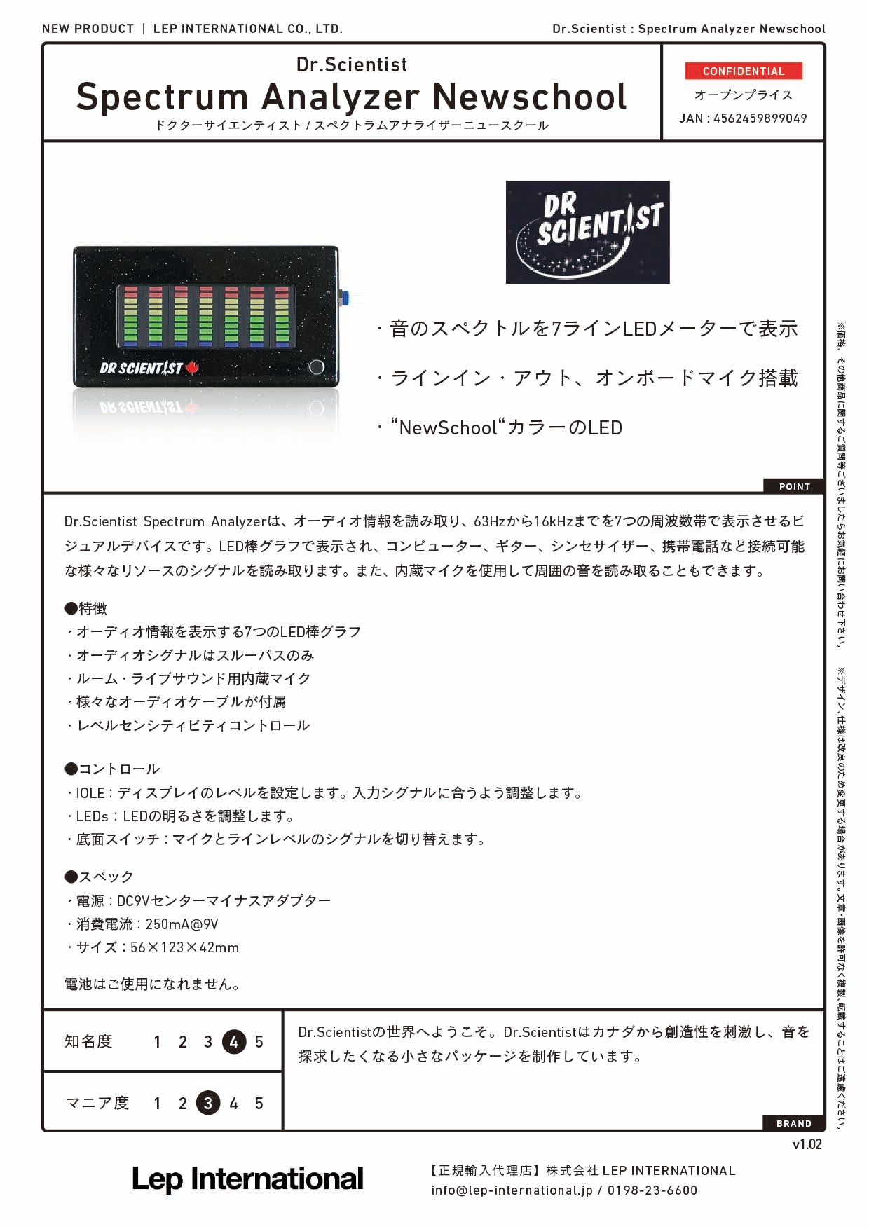 Dr.Scientist - Spectrum Analyzer Newschool