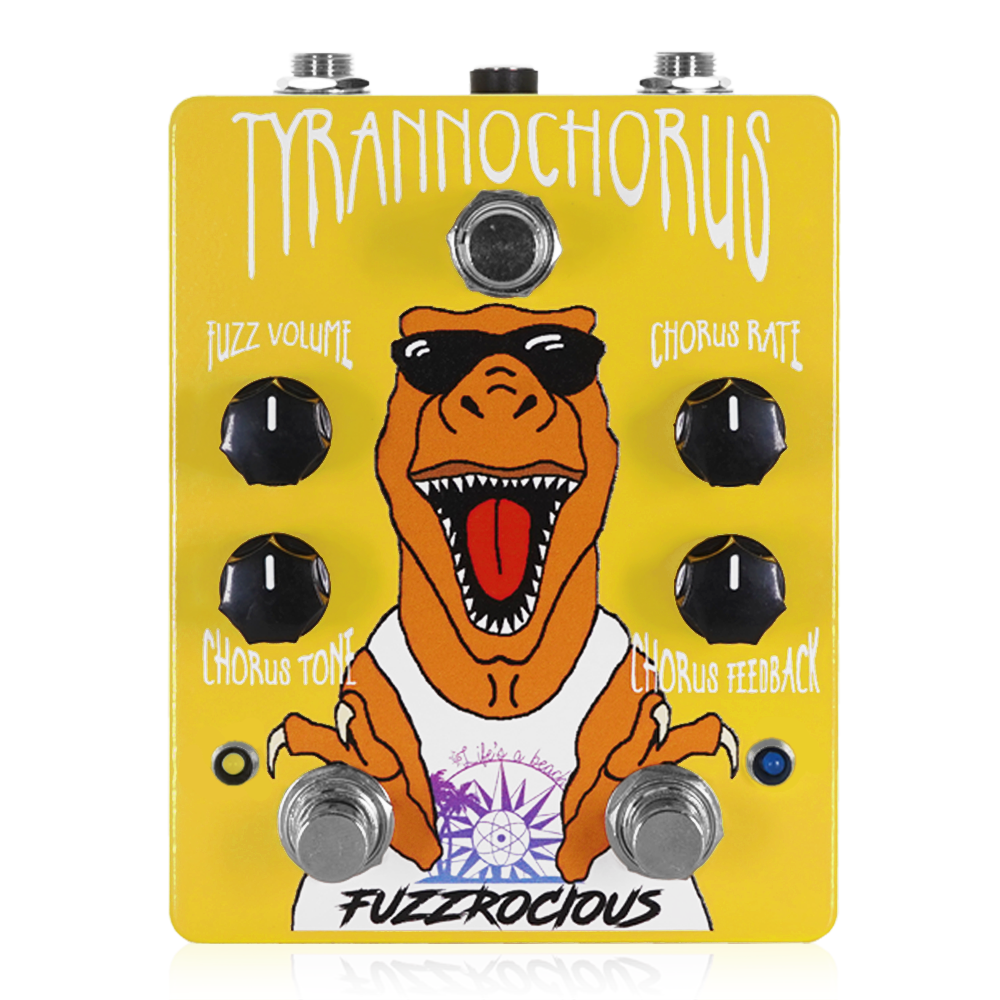 Fuzzrocious Pedals - TYRANNOCHORUS – LEP INTERNATIONAL Fuzzrocious Pedals - TYRANNOCHORUS – LEP INTERNATIONAL