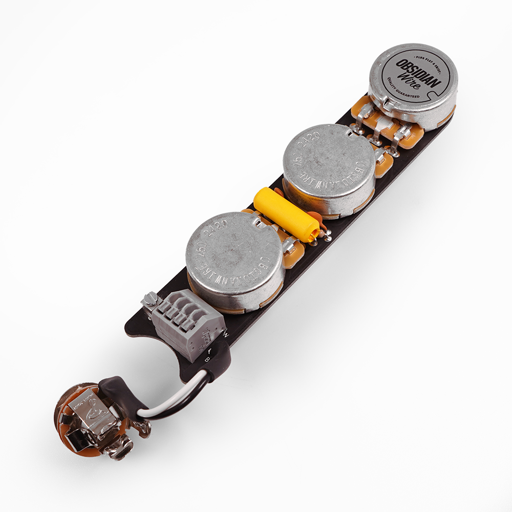 ObsidianWire - Traditional Vintage for Jazz Bass 250k 0.047uF ObsidianWire - Traditional Vintage for Jazz Bass 250k 0.047uF