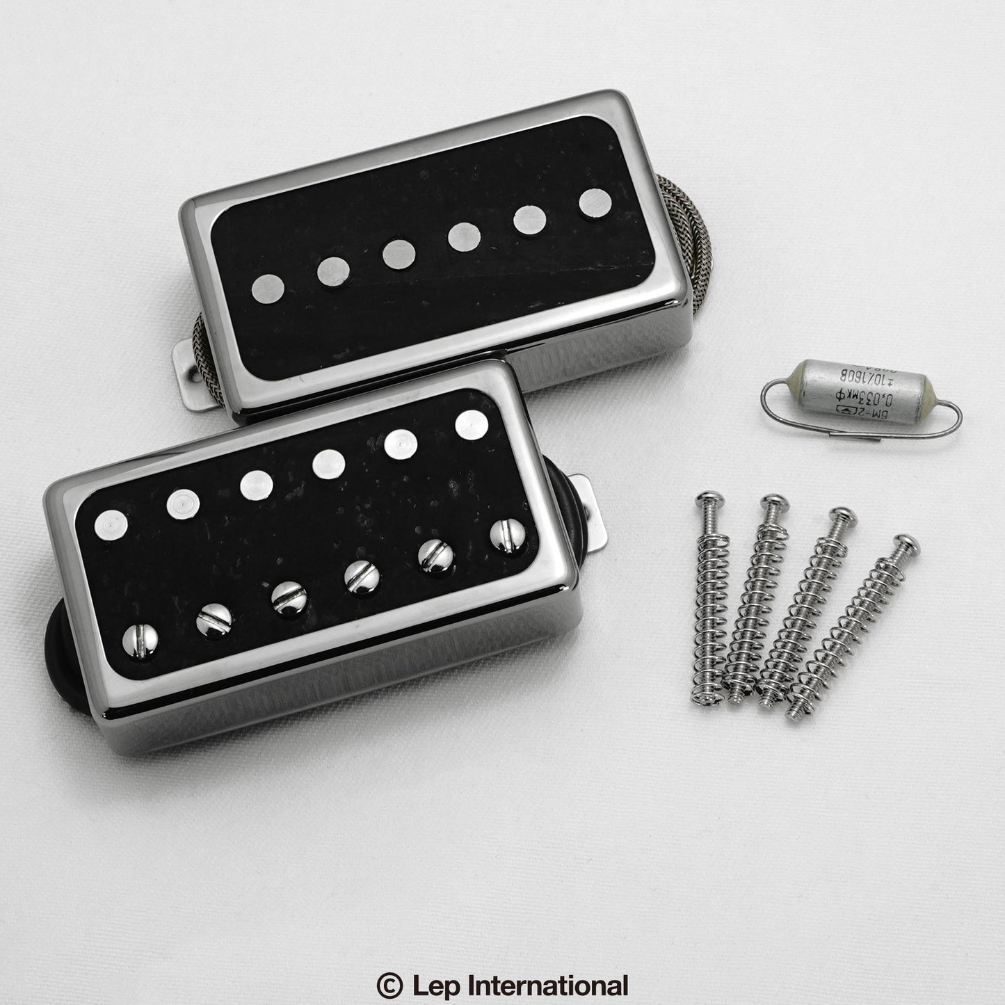 Righteous Sound Pickups - 1991 GAZING Set Open Black Metallic Cover / Obsidian Insert