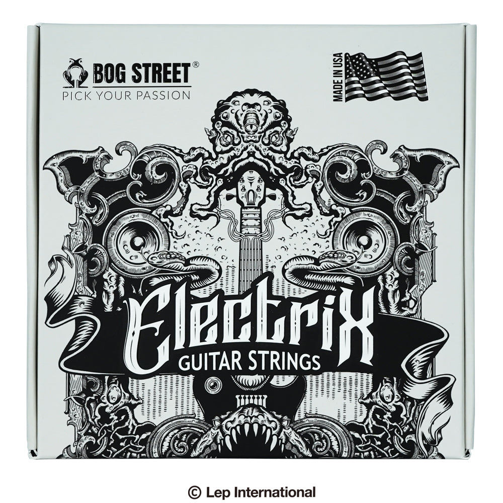 BOG STREET - COATED Electric Guitar Strings 10/46 BRIGHT LIGHT