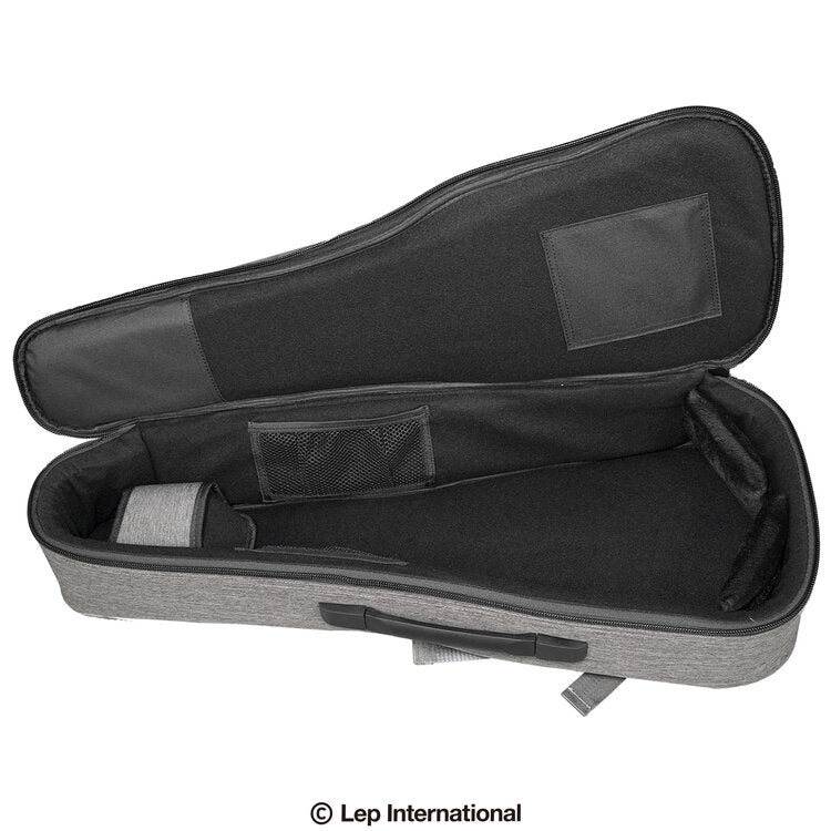 Kavaborg - UKLL-400 Ukulele Bag Grey | 26インチ テナーサイズ対応 ソフトケース