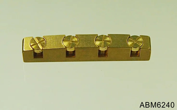 ABM - ABM6240 ブラス製アジャスタブルナット(4弦ベース用)