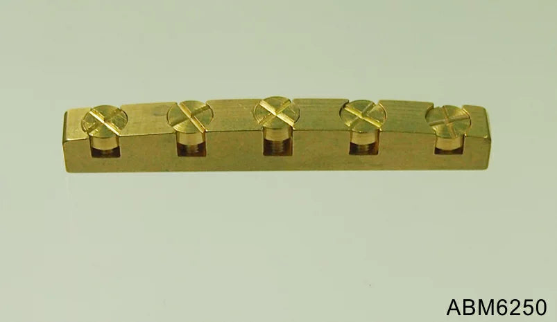 ABM - ABM6250 ブラス製アジャスタブルナット(5弦ベース用)ナット幅45mm