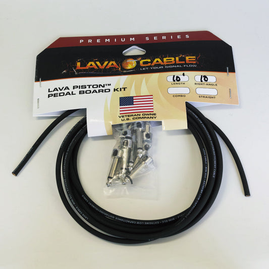 Lava Cable/Piston Solder-Free Pedalboard Kit (L字型プラグ×10)