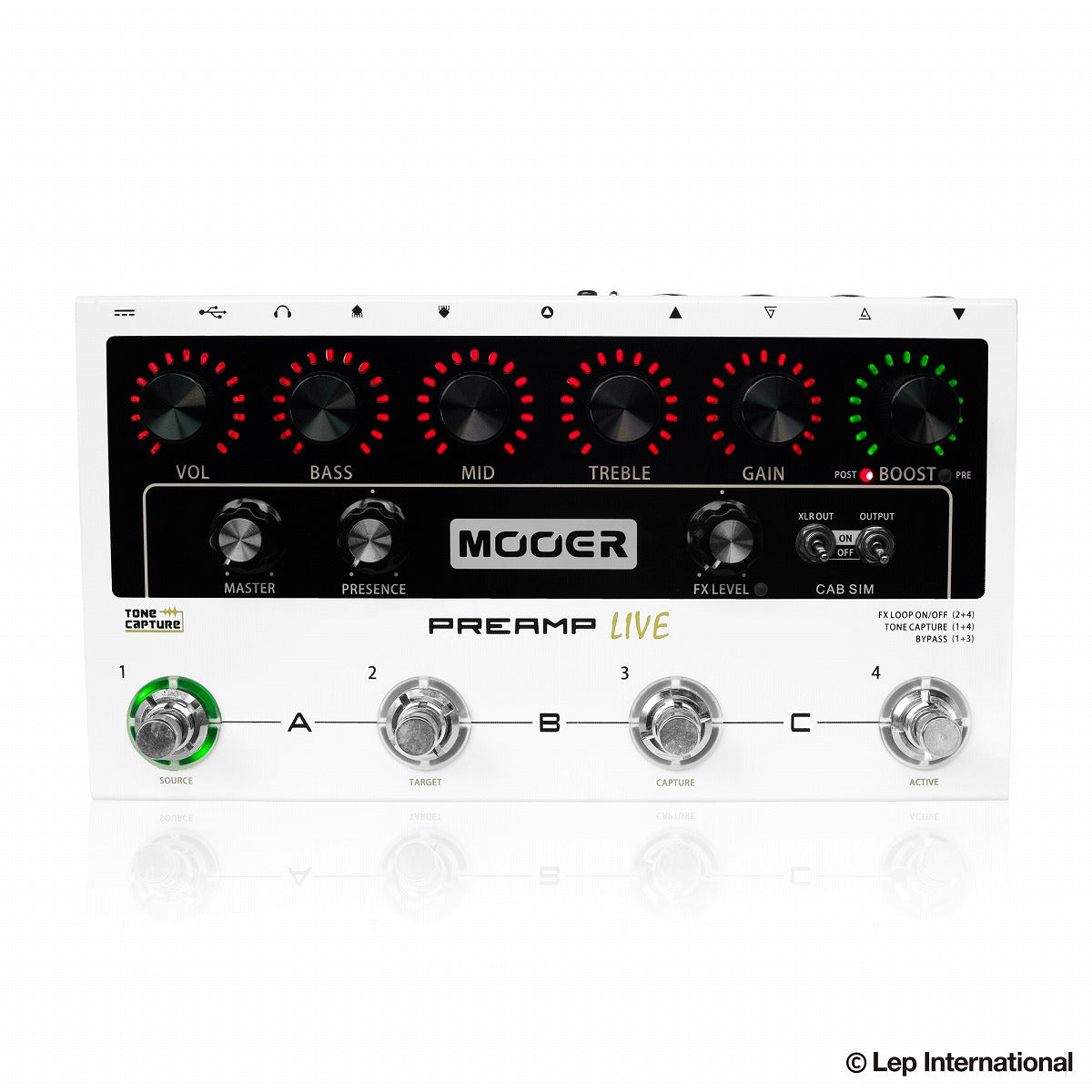 プレゼント サプライズ MOOER preamp live アンプシュミレーター