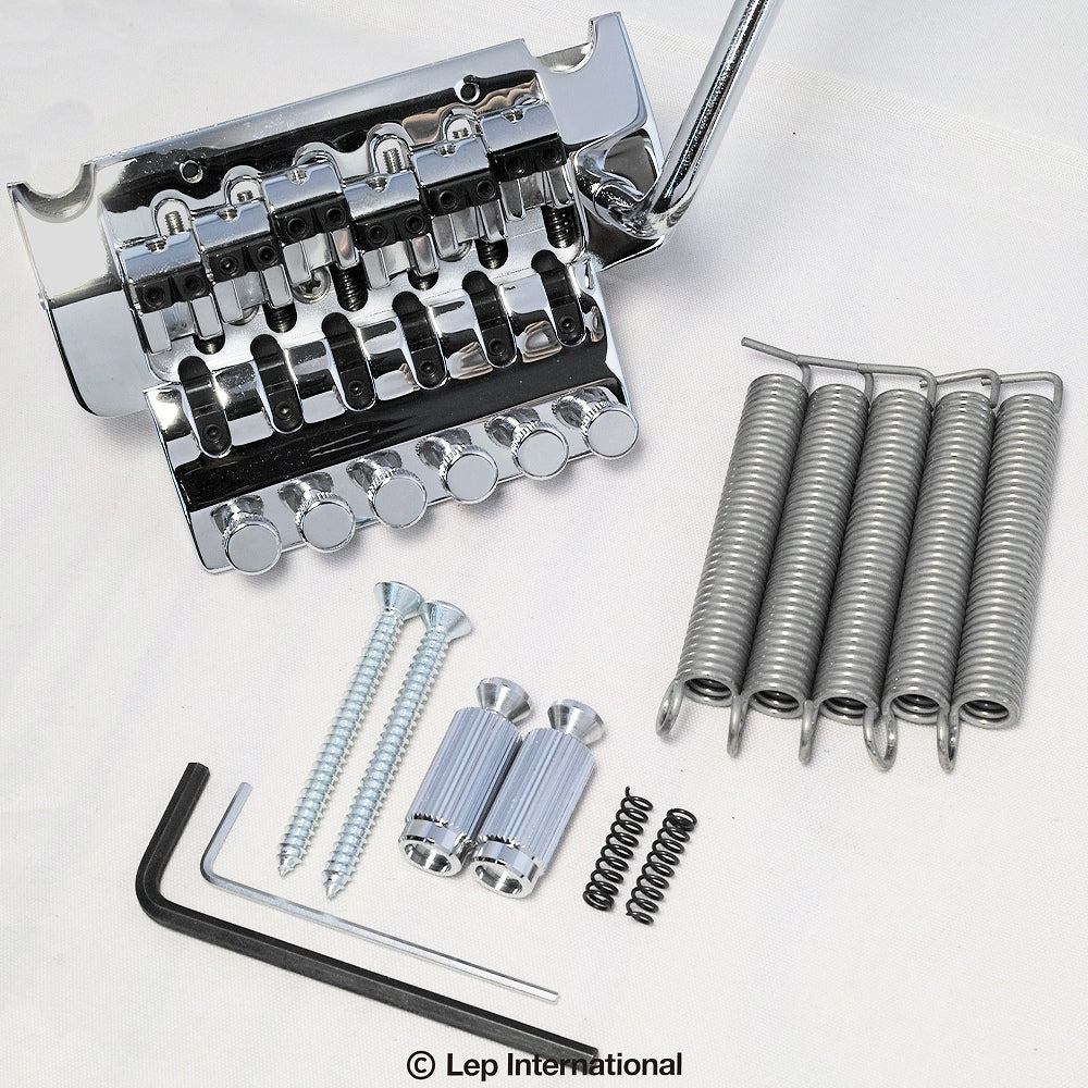 ABM - ABM5400C "Katana" ファインチューンブリッジ フロイドローズクラシックから置き換え可能 クローム