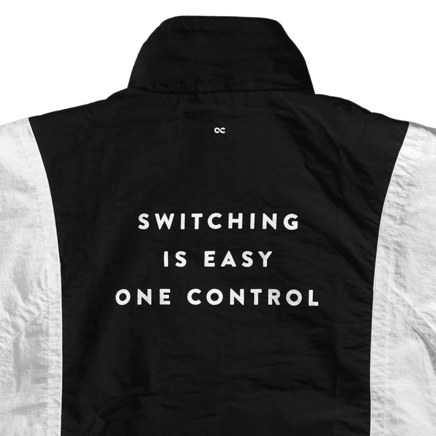 One Control / ロゴ入りトラックジャケット ブラック