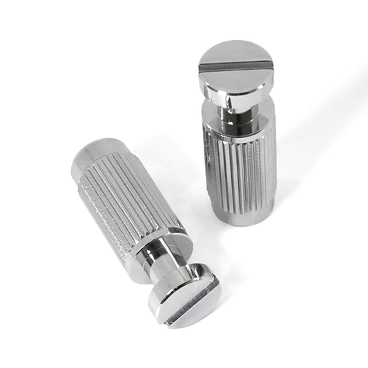 ABM - ABM302516C　ストップテイルピース用スタッド/アンカーセット　クローム（インチ規格）