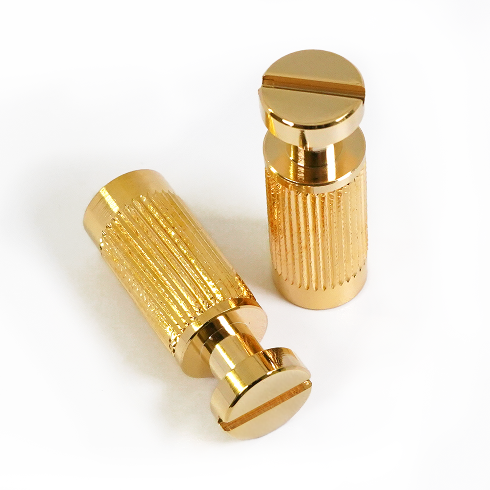 ABM - ABM302516G　ストップテイルピース用スタッド/アンカーセット　ゴールド（インチ規格）