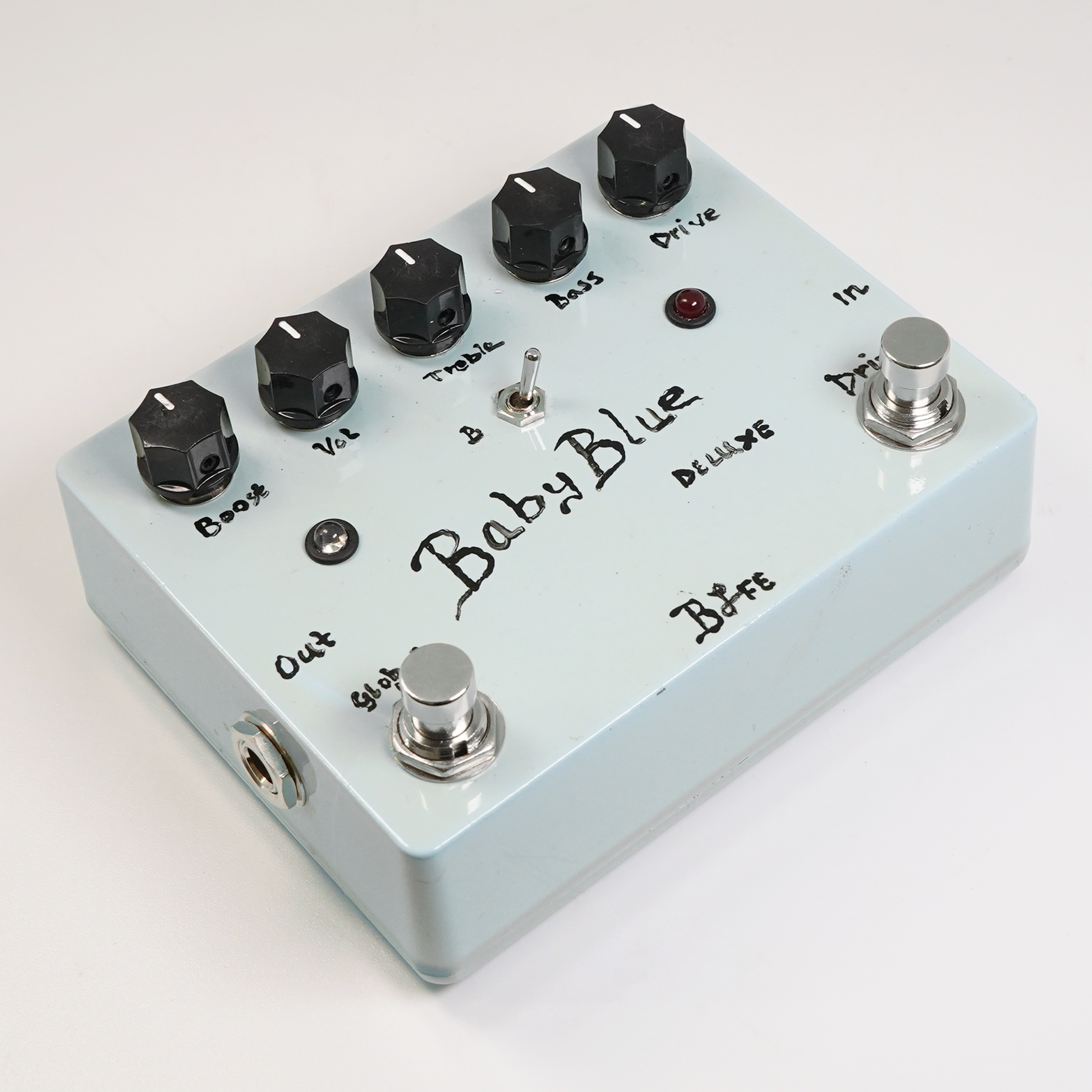 BJFE - Baby Blue Overdrive Deluxe with Toggle Switch – LEP BJFE - Baby Blue Overdrive Deluxe with Toggle Switch – LEP