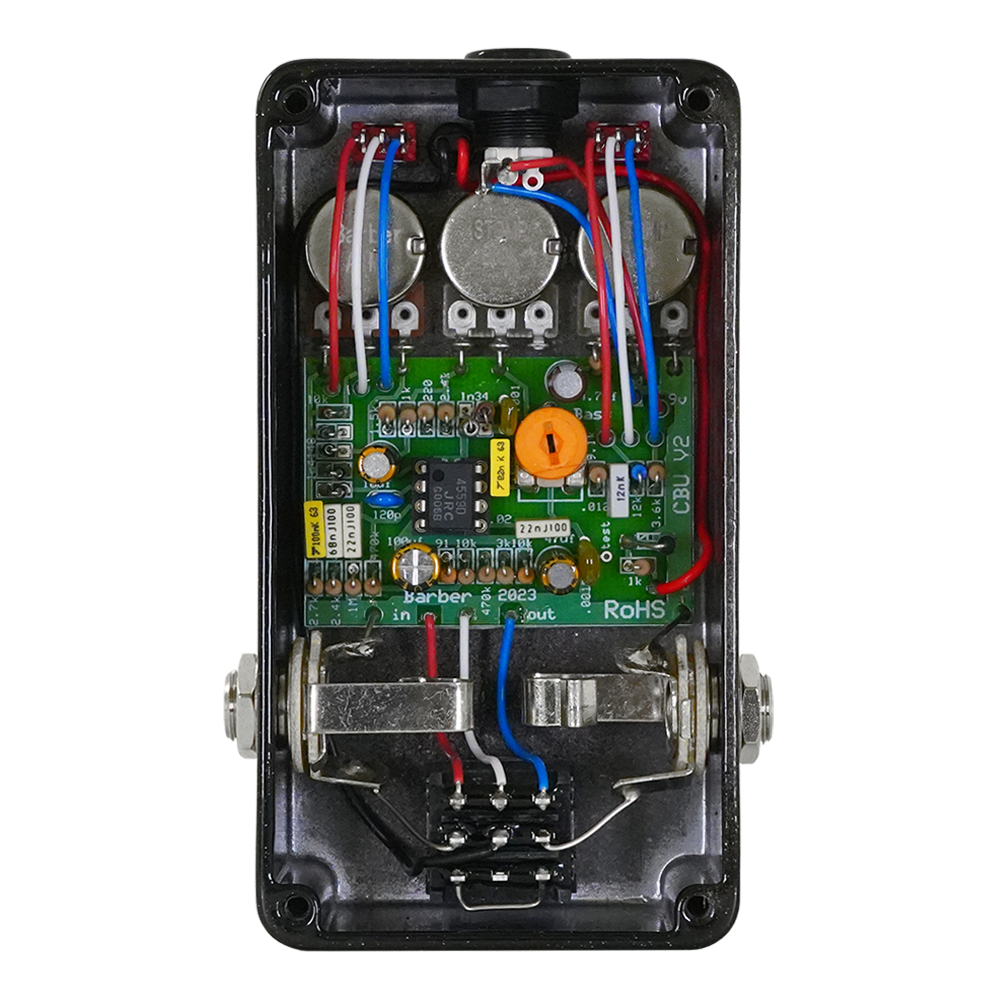 Unit Barber Burn Electronics | EQ - Reverb Compact Pedal by