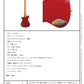 Lap Axe  / LA-TELE Red