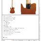 Lap Axe  / LA-TELE Butterscotch Maple