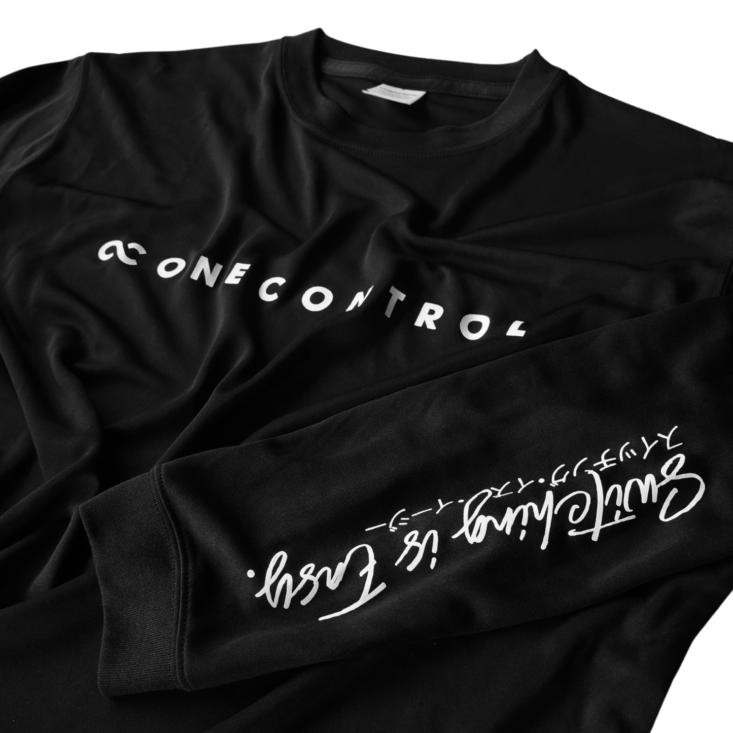 One Control / ロゴロングTシャツ ブラック