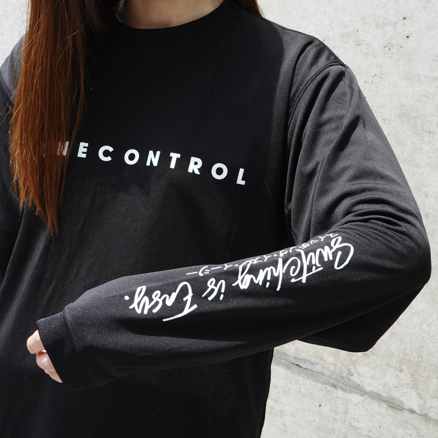 One Control / ロゴロングTシャツ ブラック