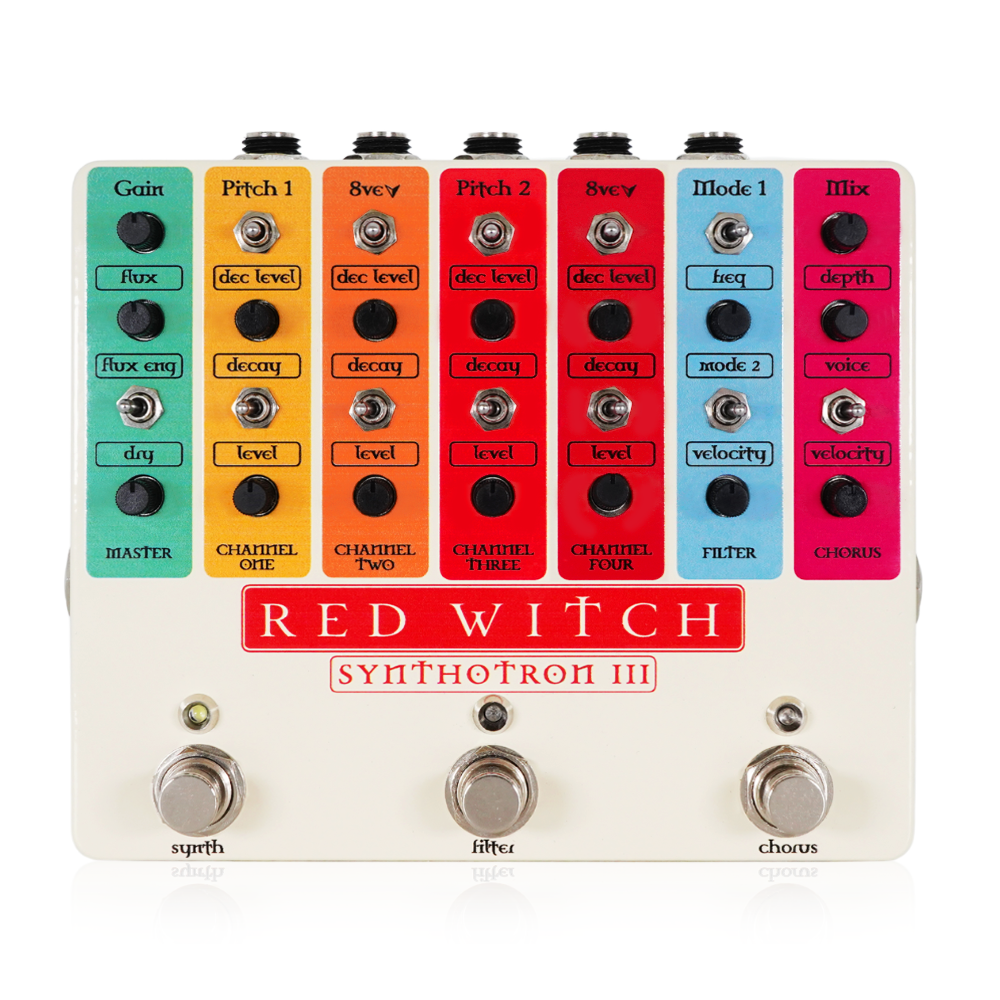 稼働品 RED WITCH レッドウィッチ Ruby Fuzz ファズ 充電式 Red Witch Pedals - Synthotron III – LEP INTERNATIONAL