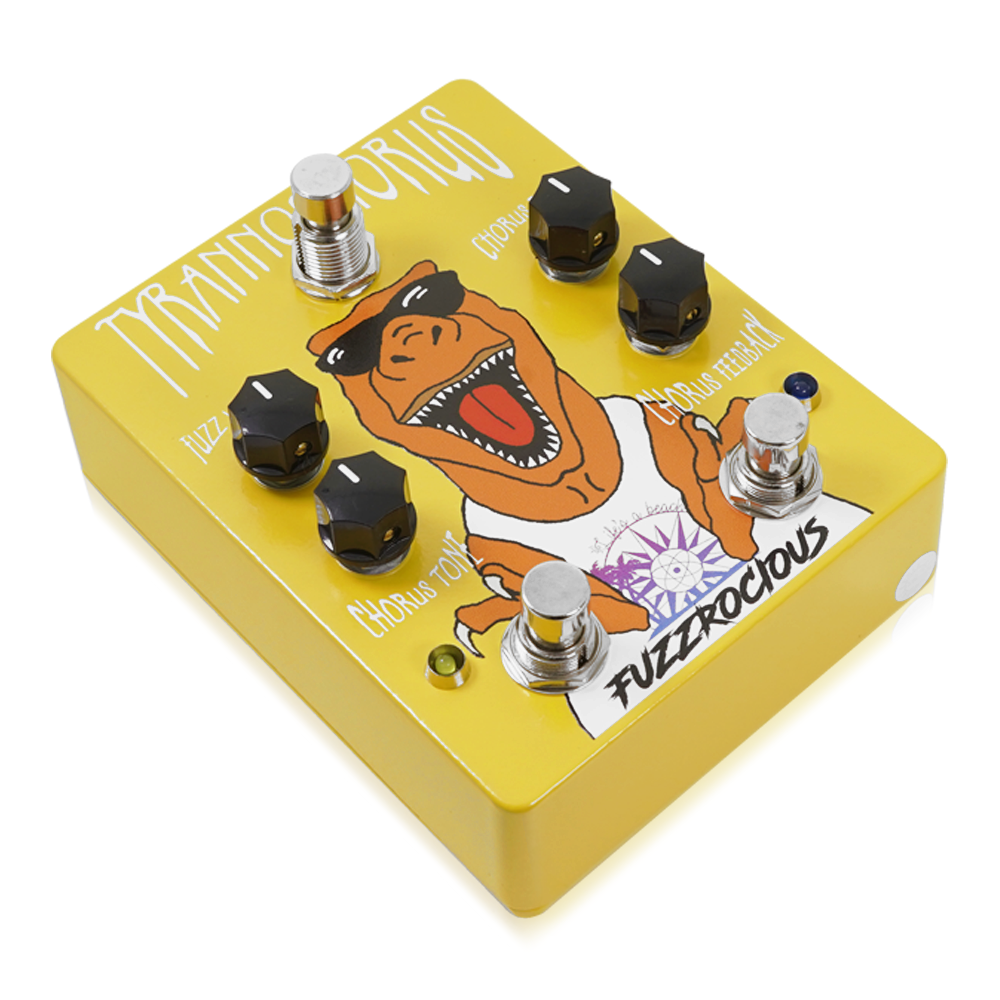 Fuzzrocious Pedals - TYRANNOCHORUS – LEP INTERNATIONAL Fuzzrocious Pedals - TYRANNOCHORUS – LEP INTERNATIONAL