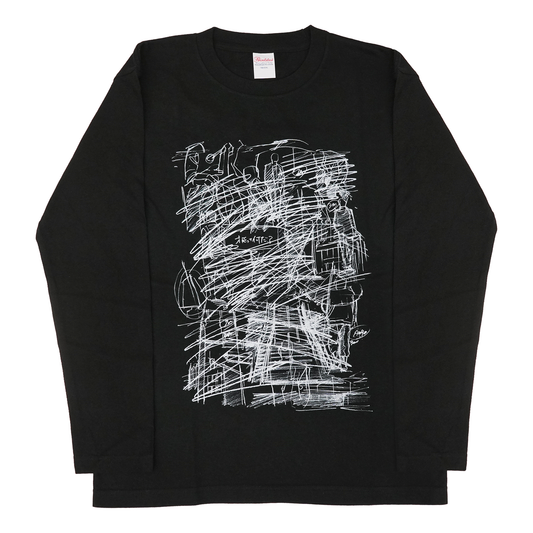 【受注生産】Custom Illustrated - 数分間のエールを 才能って何だ？ Tシャツ ブラック