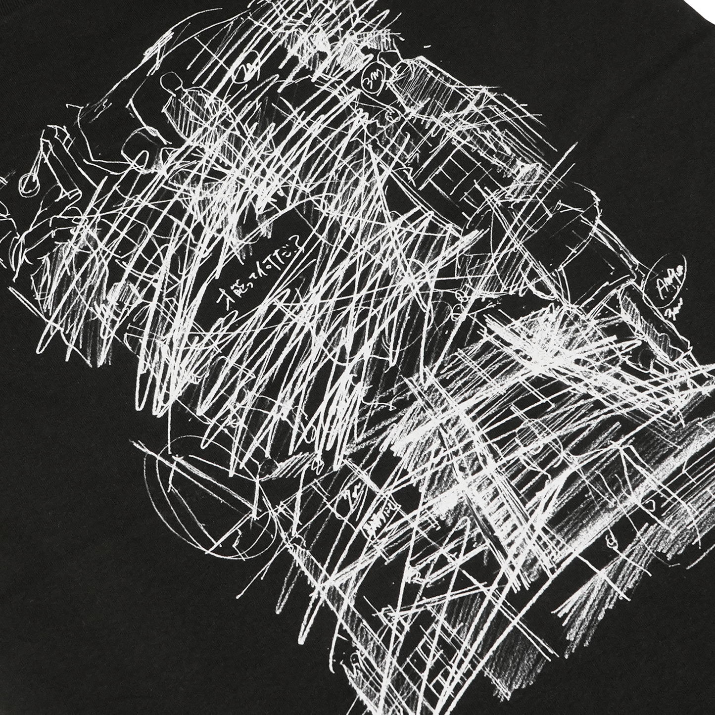 【受注生産】Custom Illustrated - 数分間のエールを 才能って何だ？ Tシャツ ブラック