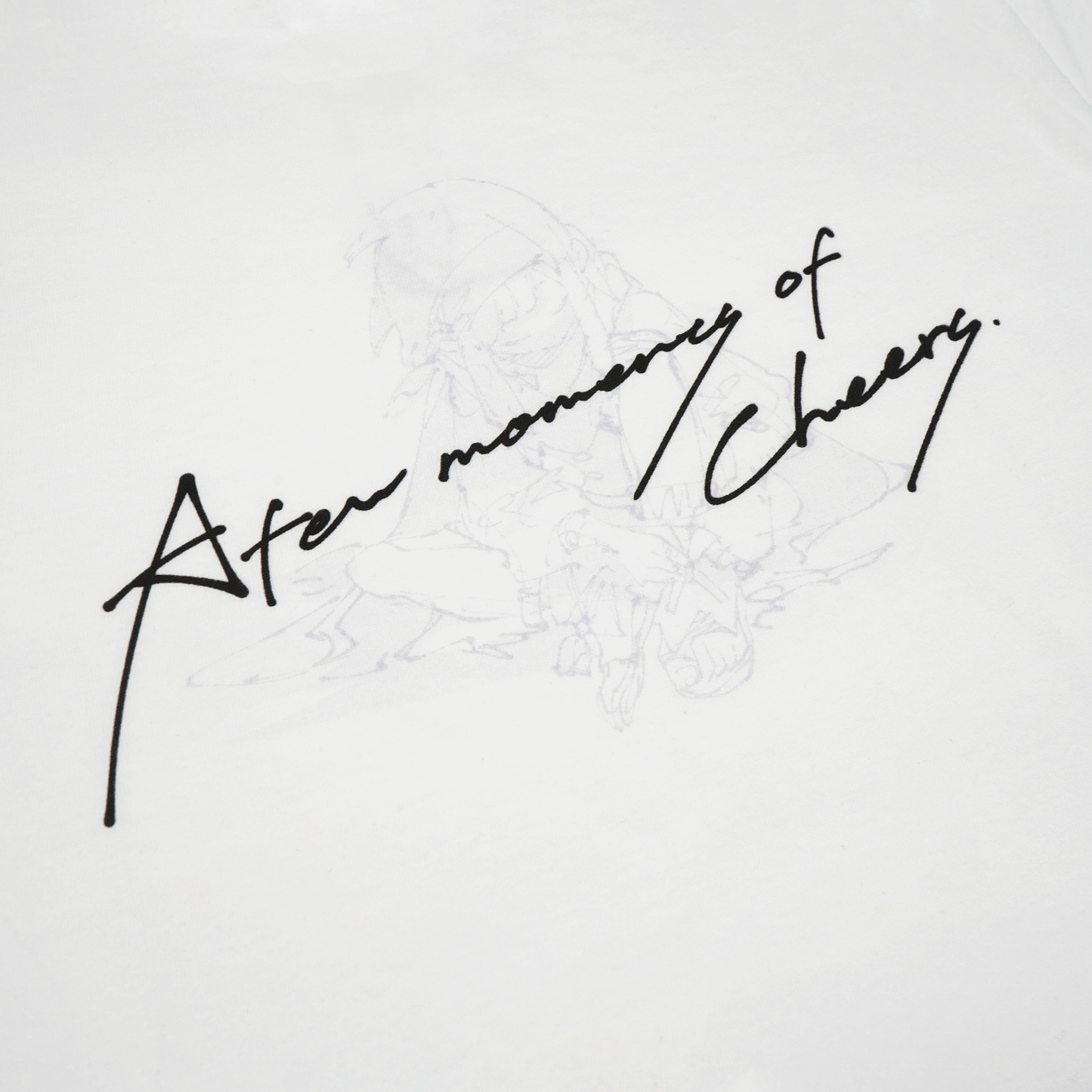 【受注生産】Custom Illustrated - 数分間のエールを 未明 Tシャツ