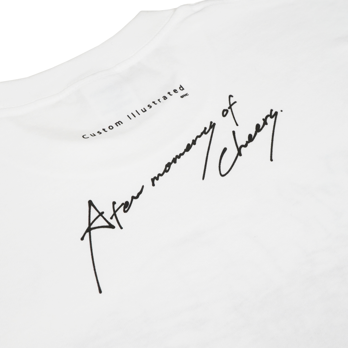 【受注生産】Custom Illustrated - 数分間のエールを 才能って何だ？ Tシャツ ホワイト