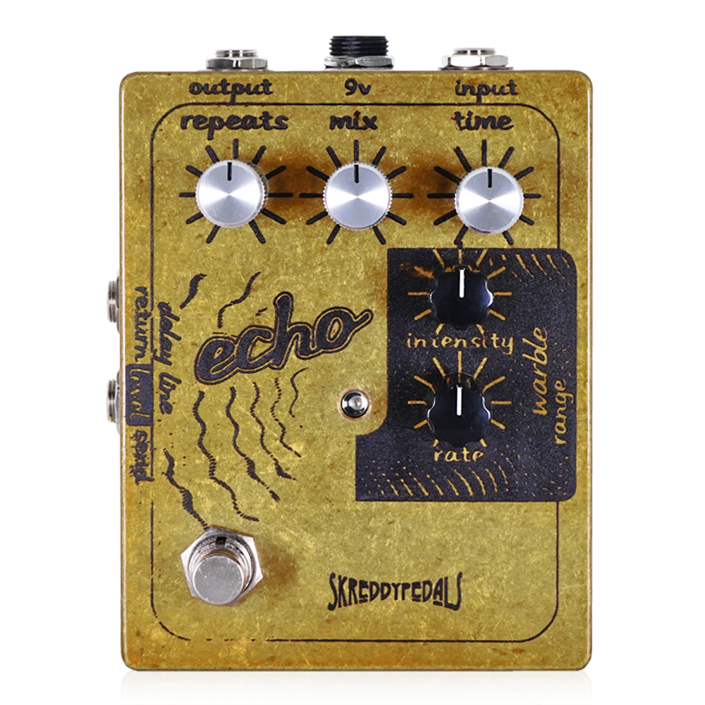 Illustration of Custom Dog Crate Echo-Echo Pedals