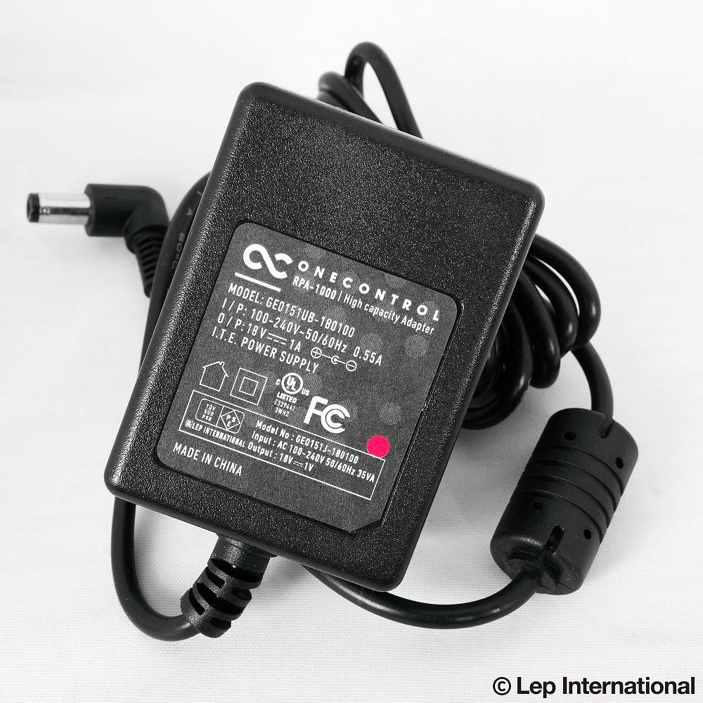 One Control/RPA-1000 18V adapter