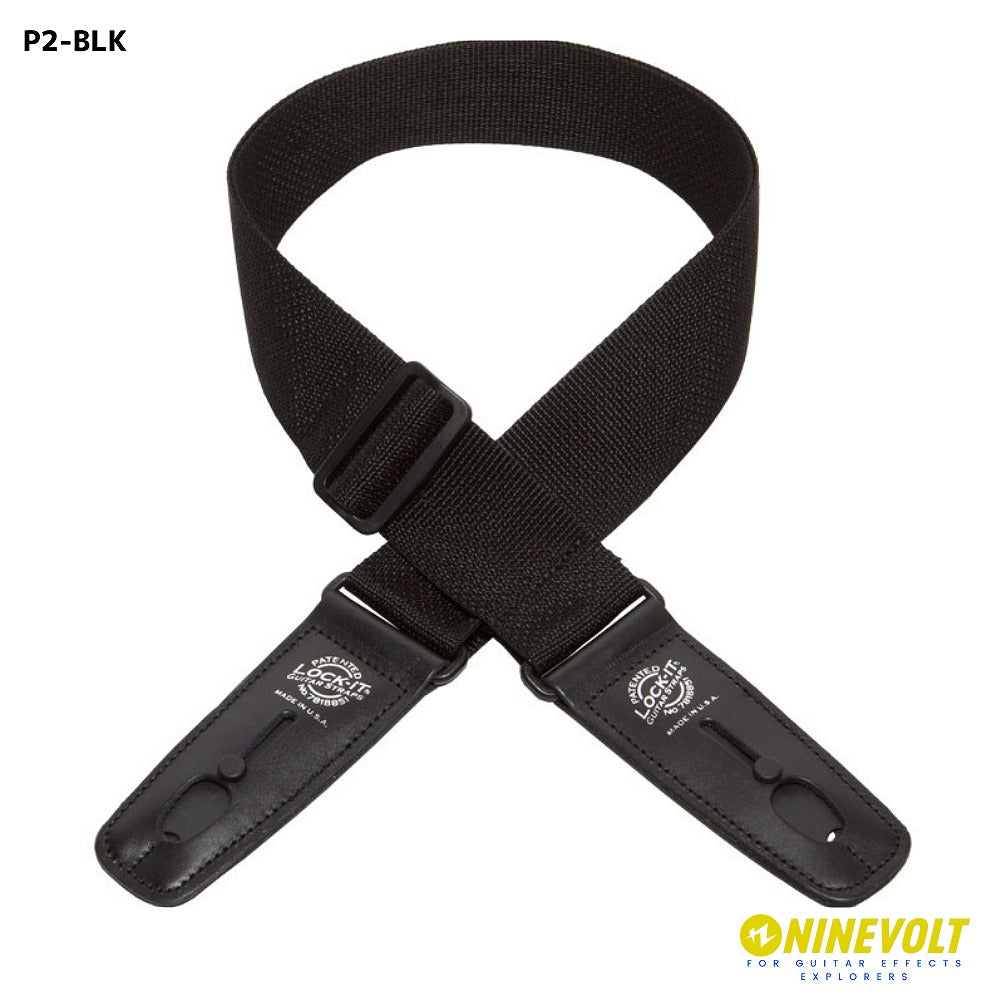 Lock-It Guitar Straps/Poly Pro 2”