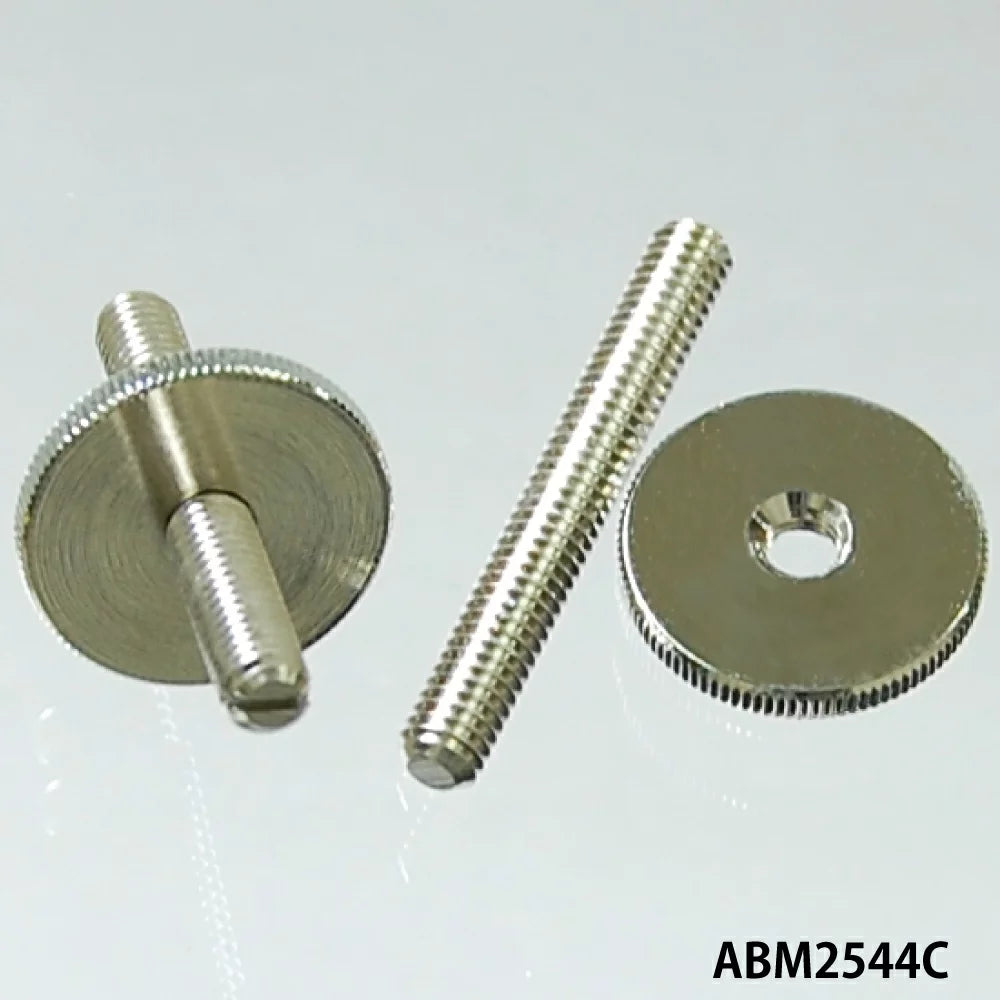 ABM/ABM2544C　ABR-1用 スタッド/サムホイールセット クローム（インチ規格）