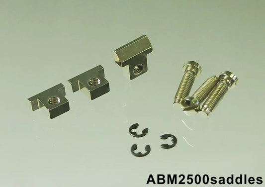 ABM/ABM2500saddlesGaged　ABR-1用ブラスサドル ゴールドエイジド加工（3個セット）