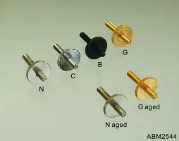 ABM/ABM2544G　ABR-1用 スタッド/サムホイールセット ゴールド（インチ規格）