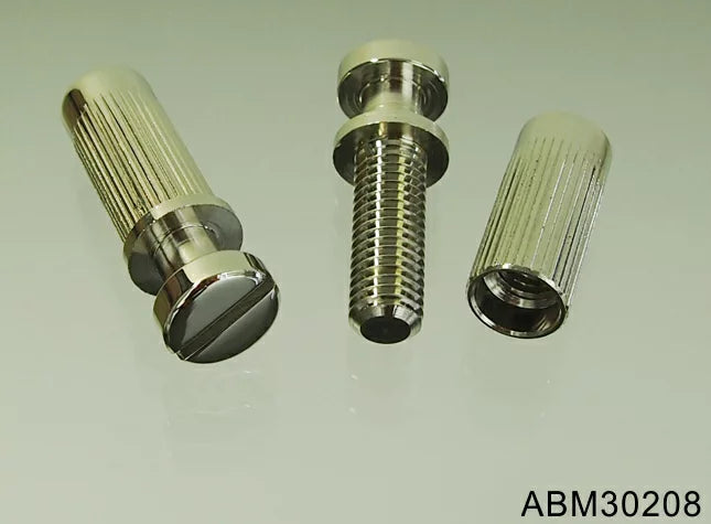 ABM/ABM30208C　ストップテイルピース用スタッド/アンカーセット　クローム（ミリ規格）