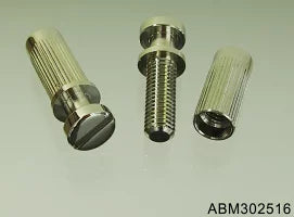 ABM/ABM302516B　ストップテイルピース用スタッド/アンカーセット　ブラック（インチ規格）