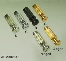 ABM/ABM302516C　ストップテイルピース用スタッド/アンカーセット　クローム（インチ規格）