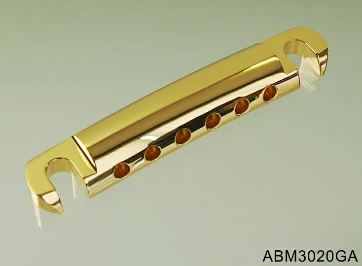 ABM/ABM3020GA　ストップテイルピース ゴールド（アルミ製）