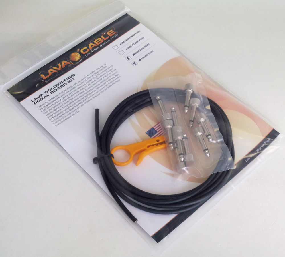 Lava Cable/Solder-Free Kit (L字型プラグ×6＋ストレートプラグ×4)