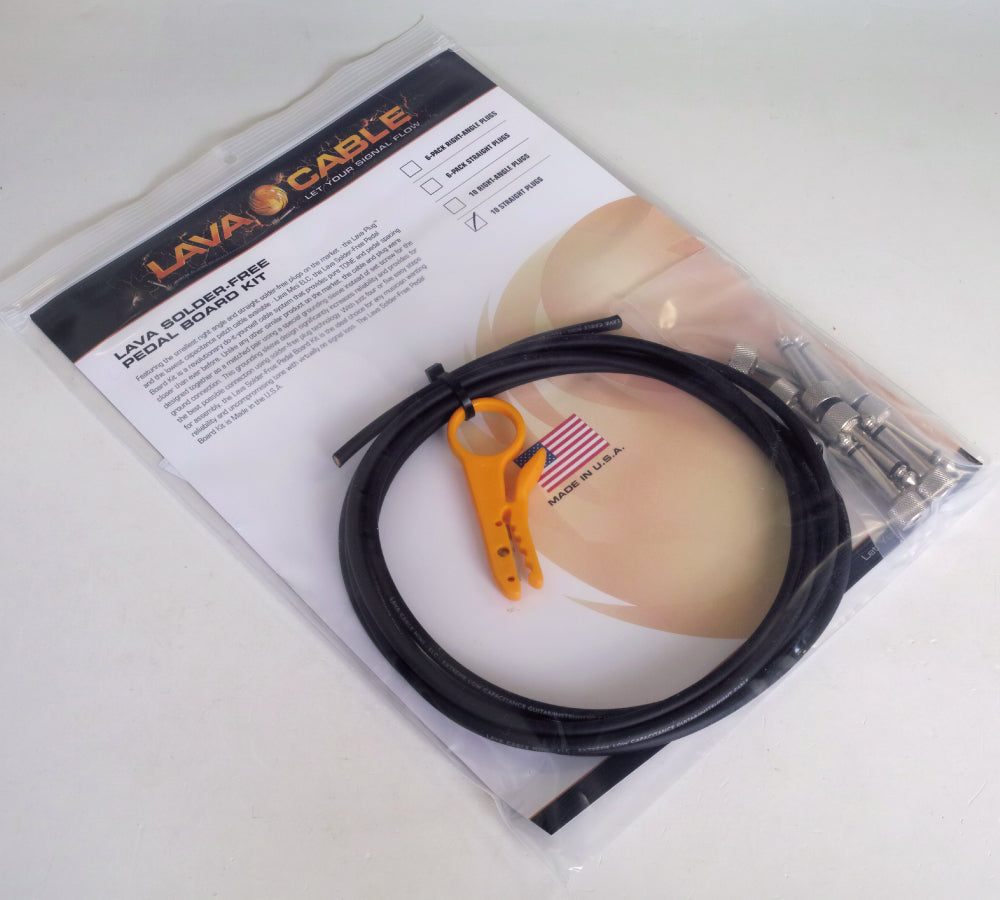 Lava Cable/Solder-Free Kit (ストレートプラグ×10)