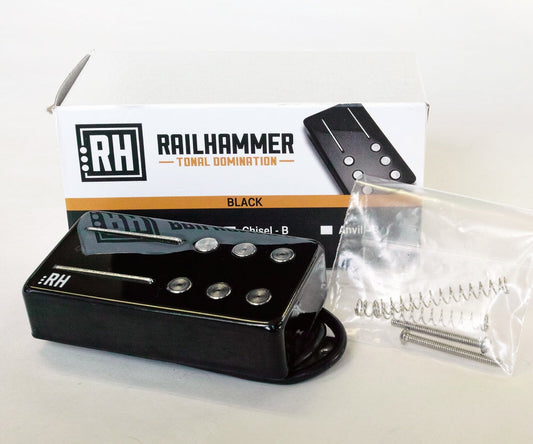 Railhammer Pickups/Hyper Vintage Black Set
