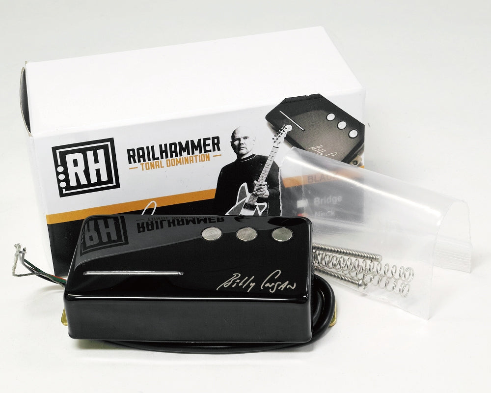 Railhammer Pickups/Billy Corgan Signature Black Bridge