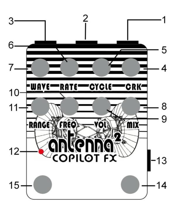 Copilot FX/Antenna 2 8knob Version