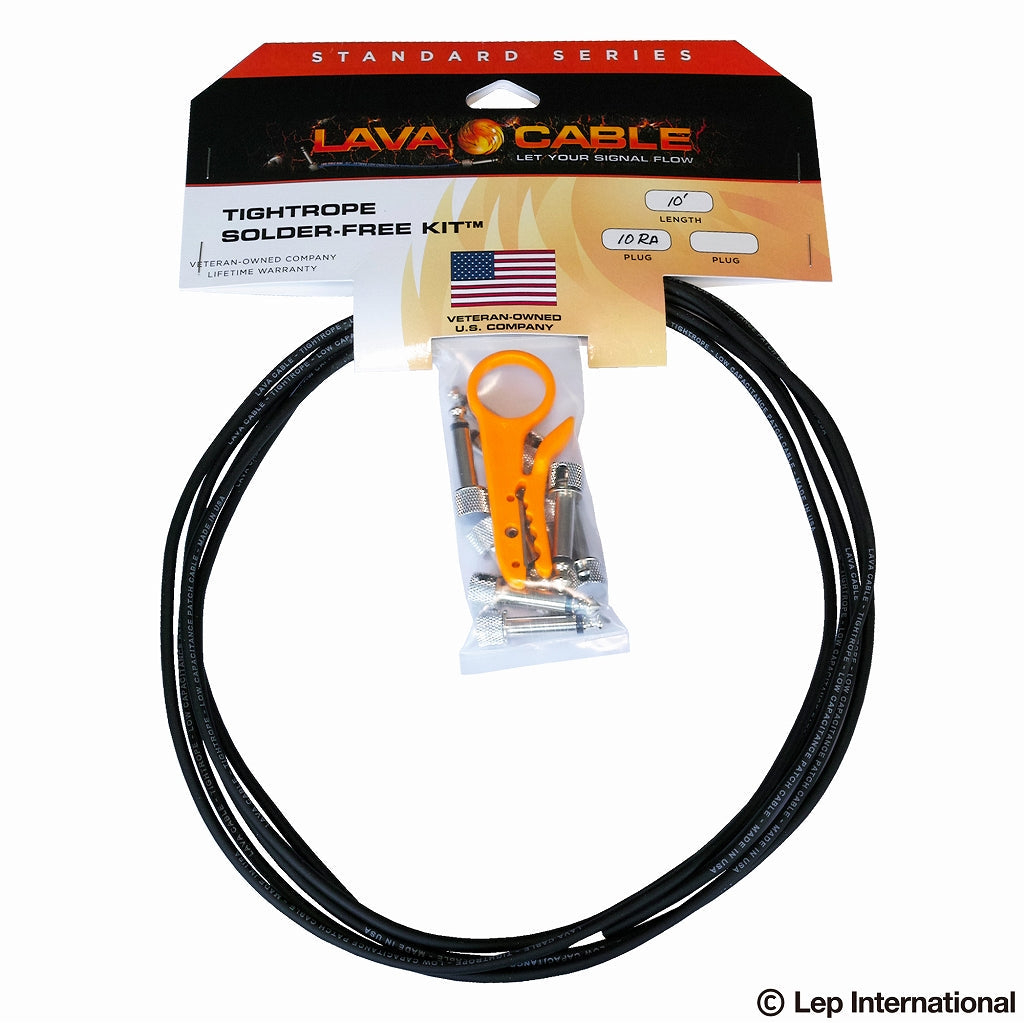 Lava Cable/TightRope Solder Free Kit (L字型プラグ×10)