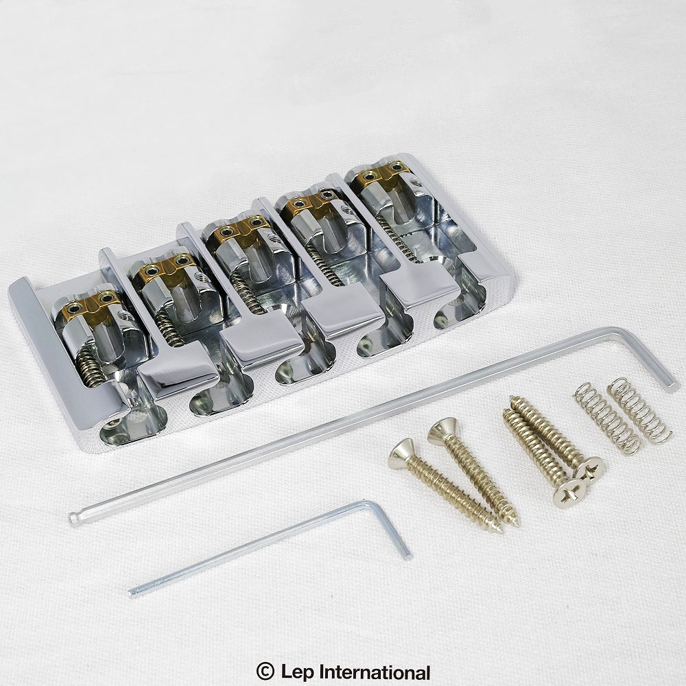 ABM/ABM3705C17 MkII 5弦ベース用 ベルブラスブリッジ 弦間17mm 